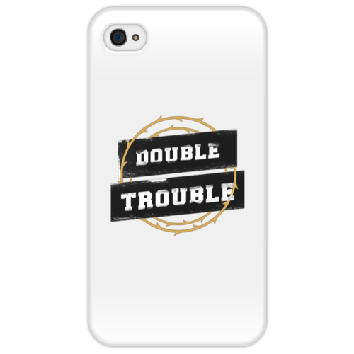 Заказать чехол для iPhone 4/4S в Москве. Чехол для iPhone 4/4S Double Trouble от go59 - готовые дизайны и нанесение принтов.