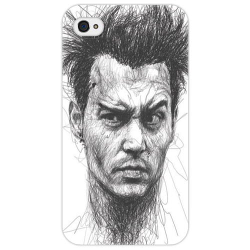 Заказать чехол для iPhone 4/4S в Москве. Чехол для iPhone 4/4S Johnny от CavaDesign - готовые дизайны и нанесение принтов.