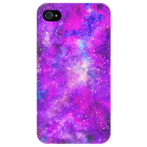 Заказать чехол для iPhone 4/4S в Москве. Чехол для iPhone 4/4S Космос (розовый) от Henry Stark - готовые дизайны и нанесение принтов.