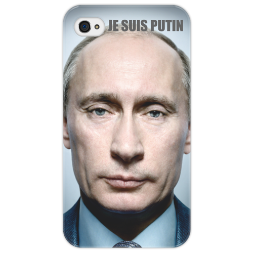 Заказать чехол для iPhone 4/4S в Москве. Чехол для iPhone 4/4S JE SUIS PUTIN от KinoArt - готовые дизайны и нанесение принтов.