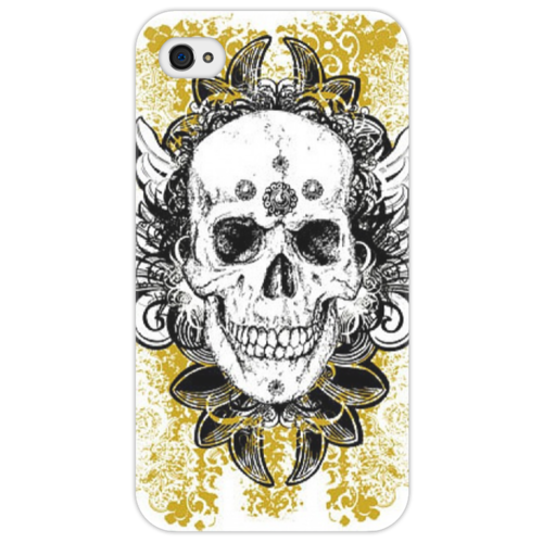 Заказать чехол для iPhone 4/4S в Москве. Чехол для iPhone 4/4S Skull от blackgreen - готовые дизайны и нанесение принтов.