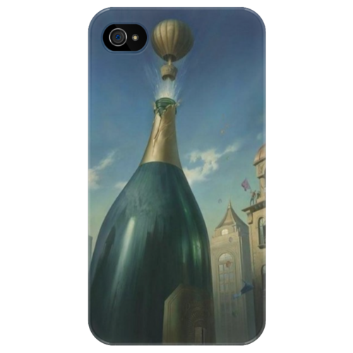 Заказать чехол для iPhone 4/4S в Москве. Чехол для iPhone 4/4S Happy New Year !!! от CavaDesign - готовые дизайны и нанесение принтов.