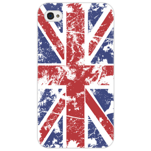 Заказать чехол для iPhone 4/4S в Москве. Чехол для iPhone 4/4S Флаг UK от Aleksej - готовые дизайны и нанесение принтов.