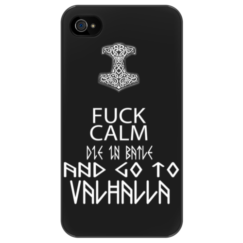 Заказать чехол для iPhone 4/4S в Москве. Чехол для iPhone 4/4S fuck calm от Владимир Владимирович - готовые дизайны и нанесение принтов.