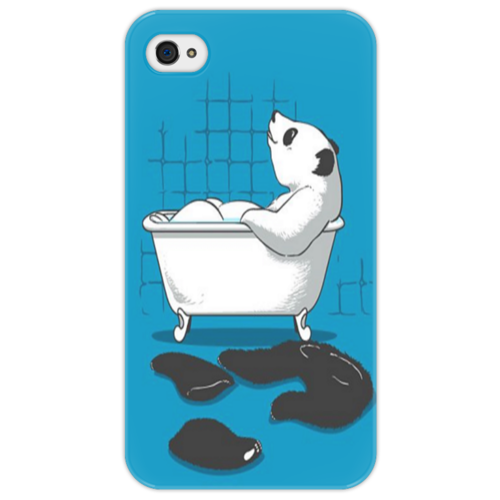 Заказать чехол для iPhone 4/4S в Москве. Чехол для iPhone 4/4S Медведь  от Алина - готовые дизайны и нанесение принтов.