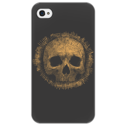 Заказать чехол для iPhone 4/4S в Москве. Чехол для iPhone 4/4S Skull Design от yellowgreenmann - готовые дизайны и нанесение принтов.