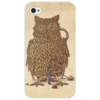 Заказать чехол для iPhone 4/4S в Москве. Чехол для iPhone 4/4S Механическая сова от Татьяна - готовые дизайны и нанесение принтов.