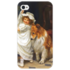 Заказать чехол для iPhone 4/4S в Москве. Чехол для iPhone 4/4S Картина Артура Элсли (1860-1952) от Apfelbaum - готовые дизайны и нанесение принтов.