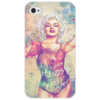 Заказать чехол для iPhone 4/4S в Москве. Чехол для iPhone 4/4S Marilyn Monroe от grant - готовые дизайны и нанесение принтов.
