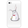 Заказать чехол для iPhone 4/4S в Москве. Чехол для iPhone 4/4S белый кролик от Anton Zinnatullin - готовые дизайны и нанесение принтов.