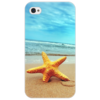 Заказать чехол для iPhone 4/4S в Москве. Чехол для iPhone 4/4S Морская звезда от katenka - готовые дизайны и нанесение принтов.