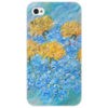 Заказать чехол для iPhone 4/4S в Москве. Чехол для iPhone 4/4S Одуванчики от rikart - готовые дизайны и нанесение принтов.