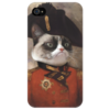 Заказать чехол для iPhone 4/4S в Москве. Чехол для iPhone 4/4S Кот Генерал от Aleksej - готовые дизайны и нанесение принтов.
