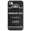 Заказать чехол для iPhone 4/4S в Москве. Чехол для iPhone 4/4S Moriar tea That's what people drink.  от Celluloid - готовые дизайны и нанесение принтов.