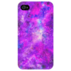 Заказать чехол для iPhone 4/4S в Москве. Чехол для iPhone 4/4S Космос (розовый) от Henry Stark - готовые дизайны и нанесение принтов.