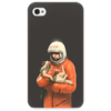 Заказать чехол для iPhone 4/4S в Москве. Чехол для iPhone 4/4S СССР космонавт от anadoonara - готовые дизайны и нанесение принтов.