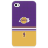 Заказать чехол для iPhone 4/4S в Москве. Чехол для iPhone 4/4S Lakers case pro от alexabuzyarov - готовые дизайны и нанесение принтов.