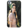 Заказать чехол для iPhone 4/4S в Москве. Чехол для iPhone 4/4S Lana Del Rey от flipside - готовые дизайны и нанесение принтов.