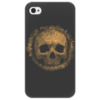 Заказать чехол для iPhone 4/4S в Москве. Чехол для iPhone 4/4S Skull Design от yellowgreenmann - готовые дизайны и нанесение принтов.