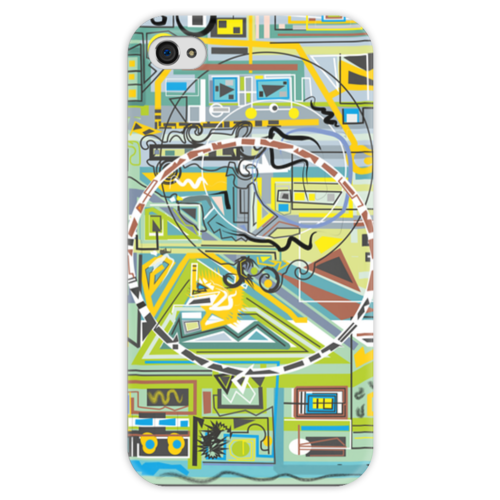 Заказать чехол для iPhone 4/4S в Москве. Чехол для iPhone 4 глянцевый, с полной запечаткой Березка от Vadim Koval - готовые дизайны и нанесение принтов.
