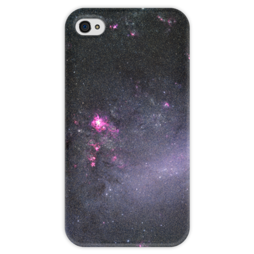 Заказать чехол для iPhone 4/4S в Москве. Чехол для iPhone 4 глянцевый, с полной запечаткой Вселенная от The Spaceway  - готовые дизайны и нанесение принтов.