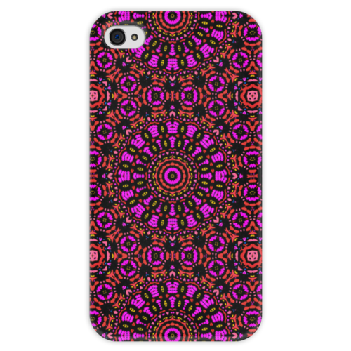Заказать чехол для iPhone 4/4S в Москве. Чехол для iPhone 4 глянцевый, с полной запечаткой purple от Vadim Koval - готовые дизайны и нанесение принтов.