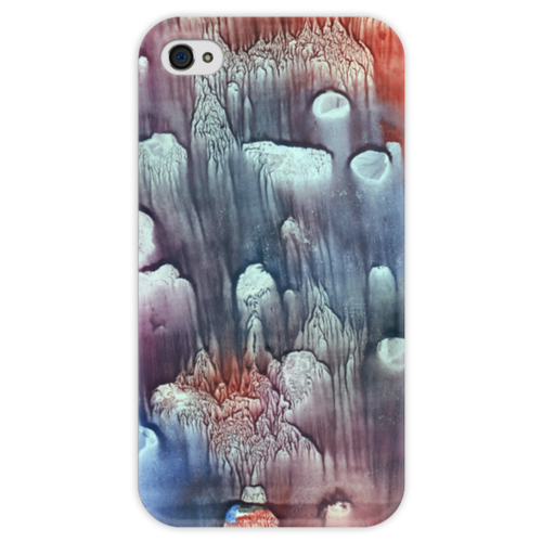 Заказать чехол для iPhone 4/4S в Москве. Чехол для iPhone 4 глянцевый, с полной запечаткой Акварелька от Alisa - готовые дизайны и нанесение принтов.
