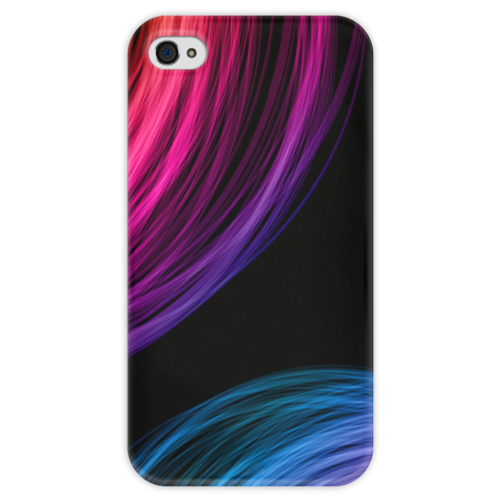 Заказать чехол для iPhone 4/4S в Москве. Чехол для iPhone 4 глянцевый, с полной запечаткой Абстракция от BeliySlon - готовые дизайны и нанесение принтов.