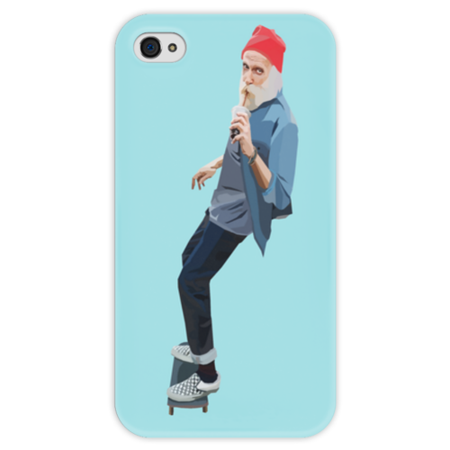 Заказать чехол для iPhone 4/4S в Москве. Чехол для iPhone 4 глянцевый, с полной запечаткой Всегда молодой от Дмитрий Городничев - готовые дизайны и нанесение принтов.
