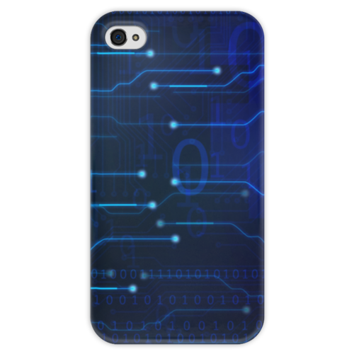 Заказать чехол для iPhone 4/4S в Москве. Чехол для iPhone 4 глянцевый, с полной запечаткой Матрица от BeliySlon - готовые дизайны и нанесение принтов.