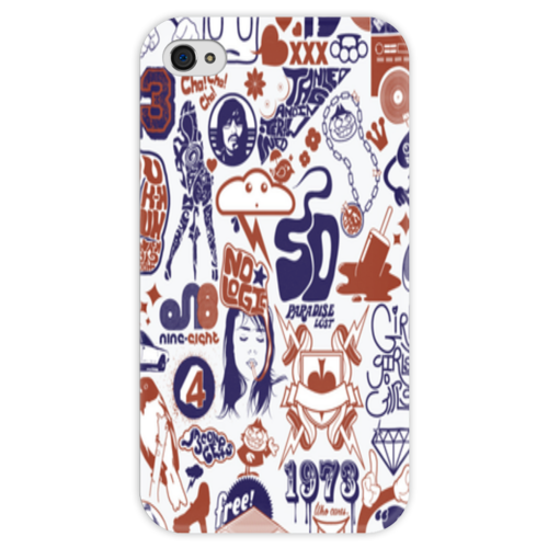 Заказать чехол для iPhone 4/4S в Москве. Чехол для iPhone 4 глянцевый, с полной запечаткой артик от annet0897 - готовые дизайны и нанесение принтов.