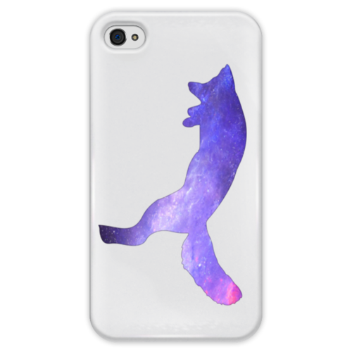 Заказать чехол для iPhone 4/4S в Москве. Чехол для iPhone 4 глянцевый, с полной запечаткой Space animals от FireFoxa - готовые дизайны и нанесение принтов.