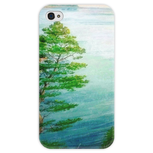 Заказать чехол для iPhone 4/4S в Москве. Чехол для iPhone 4 глянцевый, с полной запечаткой Песчаный берег от mrs-snit@yandex.ru - готовые дизайны и нанесение принтов.