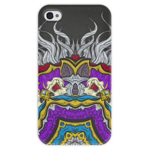Заказать чехол для iPhone 4/4S в Москве. Чехол для iPhone 4 глянцевый, с полной запечаткой Мандала от ramzan - готовые дизайны и нанесение принтов.