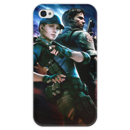 Заказать чехол для iPhone 4/4S в Москве. Чехол для iPhone 4 глянцевый, с полной запечаткой Resident Evil от game-fan - готовые дизайны и нанесение принтов.