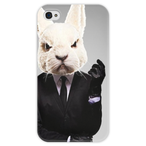 Заказать чехол для iPhone 4/4S в Москве. Чехол для iPhone 4 глянцевый, с полной запечаткой Misfits (Rabbit) от Tatin - готовые дизайны и нанесение принтов.