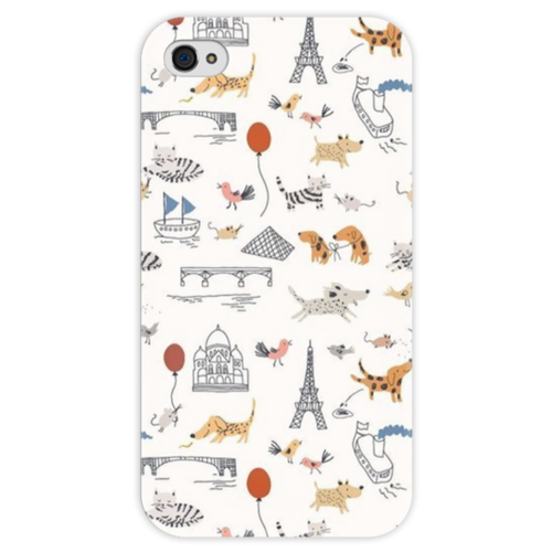 Заказать чехол для iPhone 4/4S в Москве. Чехол для iPhone 4 глянцевый, с полной запечаткой World Animals от ramzan - готовые дизайны и нанесение принтов.