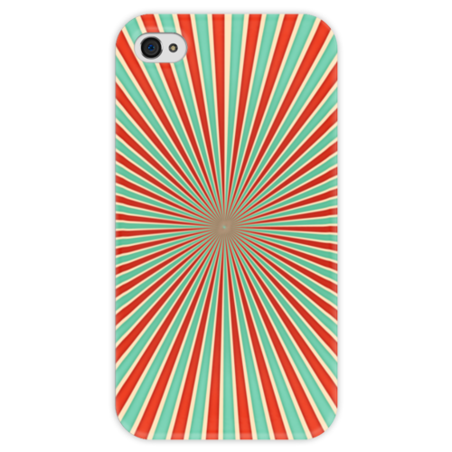 Заказать чехол для iPhone 4/4S в Москве. Чехол для iPhone 4 глянцевый, с полной запечаткой Полосатый от BeliySlon - готовые дизайны и нанесение принтов.