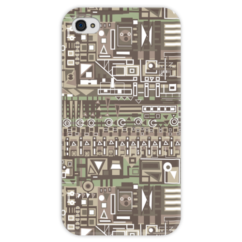 Заказать чехол для iPhone 4/4S в Москве. Чехол для iPhone 4 глянцевый, с полной запечаткой FG345gh от Vadim Koval - готовые дизайны и нанесение принтов.