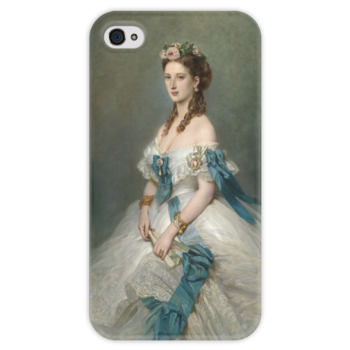 Заказать чехол для iPhone 4/4S в Москве. Чехол для iPhone 4 глянцевый, с полной запечаткой Александра, принцесса Уэльская от trend - готовые дизайны и нанесение принтов.
