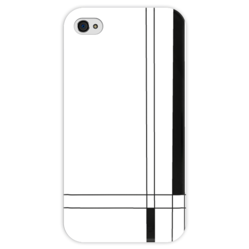 Заказать чехол для iPhone 4/4S в Москве. Чехол для iPhone 4 глянцевый, с полной запечаткой Линии в пространстве от Disignshop - готовые дизайны и нанесение принтов.