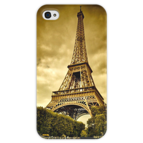 Заказать чехол для iPhone 4/4S в Москве. Чехол для iPhone 4 глянцевый, с полной запечаткой Париж от ksusalvation - готовые дизайны и нанесение принтов.