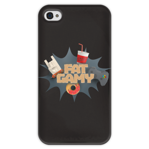 Заказать чехол для iPhone 4/4S в Москве. Чехол для iPhone 4 глянцевый, с полной запечаткой FatGamy Iphone 4 от Кирилл Новосёлов - готовые дизайны и нанесение принтов.