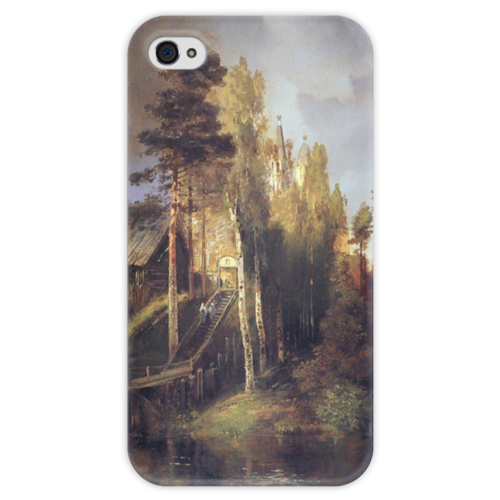 Заказать чехол для iPhone 4/4S в Москве. Чехол для iPhone 4 глянцевый, с полной запечаткой Монастырские ворота от trend - готовые дизайны и нанесение принтов.