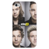 Заказать чехол для iPhone 4/4S в Москве. Чехол для iPhone 4 глянцевый, с полной запечаткой One Direction от Умару - готовые дизайны и нанесение принтов.