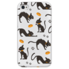 Заказать чехол для iPhone 4/4S в Москве. Чехол для iPhone 4 глянцевый, с полной запечаткой Чёрные кошки от BeliySlon - готовые дизайны и нанесение принтов.