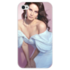 Заказать чехол для iPhone 4/4S в Москве. Чехол для iPhone 4 глянцевый, с полной запечаткой Lana Del Rey от flipside - готовые дизайны и нанесение принтов.
