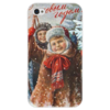 Заказать чехол для iPhone 4/4S в Москве. Чехол для iPhone 4 глянцевый, с полной запечаткой Новый год от tyupenkina1968@gmail.com - готовые дизайны и нанесение принтов.