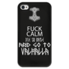 Заказать чехол для iPhone 4/4S в Москве. Чехол для iPhone 4 глянцевый, с полной запечаткой fuck calm от Владимир Владимирович - готовые дизайны и нанесение принтов.