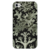 Заказать чехол для iPhone 4/4S в Москве. Чехол для iPhone 4 глянцевый, с полной запечаткой Лишайники (Lichenes, Ernst Haeckel) от Apfelbaum - готовые дизайны и нанесение принтов.